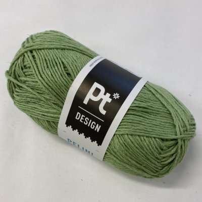 Pelini färg 6314 limegrön, 50% bomull, 50% lin