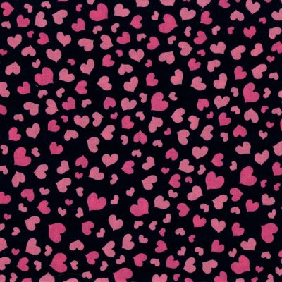 27112, små rosa hjärtan, tygbredd 110 cm